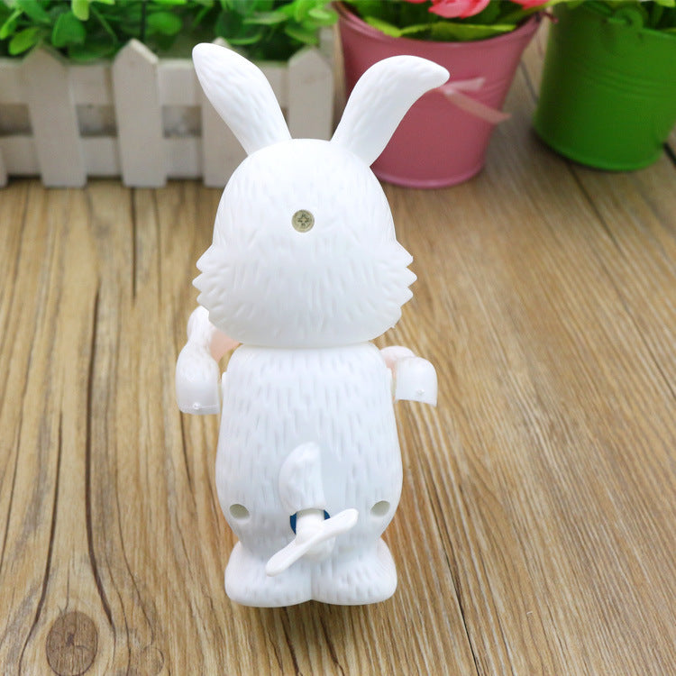 Cartoon Rabbit Drumming Wind-up Toy