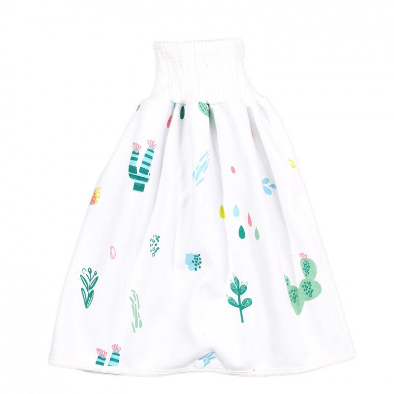 Reusable waterproof diaper skirt