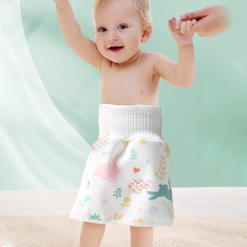 Reusable waterproof diaper skirt